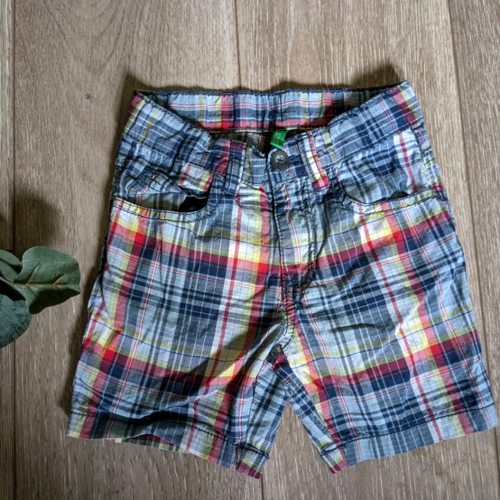 Bermuda plaid toddler shorts